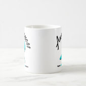 BEWUSSTSEIN Sucht-Erholung Kaffeetasse (Mittel)
