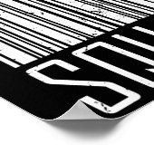 Bewusstsein und Geste der Handbewegung Faschischer Poster (Ecke)