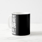 Bewusstsein und Geste der Handbewegung - Tauber St Kaffeetasse (Vorderseite Links)