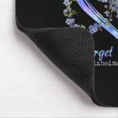 Bewusstsein Vergiss mich nicht unendlich Herz Mousepad (Ecke)