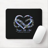 Bewusstsein Vergiss mich nicht unendlich Herz Mousepad (Mit Mouse)