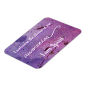 "Bewusstsein" Violet Crown Chakra Words Magnete (Linke Seite)