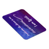 "Bewusstsein" Violet Crown Chakra Words Magnete (Rechte Seite)