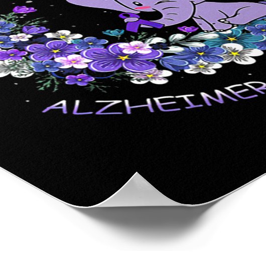 Bewusstsein werde ich für Sie erinnern Elefantenmo Poster (Ecke)