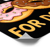 Bewusstsein wird Bolus für Donuts, Diabetes (t1d) Poster (Ecke)