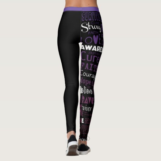 Bewusstsein/Worte ... Arachnoiditis Leggings (Rückseite)