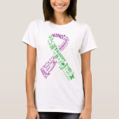 Bewusstseins-Band des Trisomy-8 T-Shirt (Vorderseite)