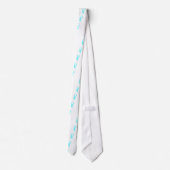 Bewusstseins-Band (hellblau) Krawatte (Rückseite)