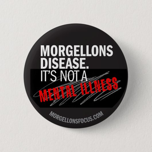 Bewusstseins-Knopf - Schwarzes Button (Vorderseite)