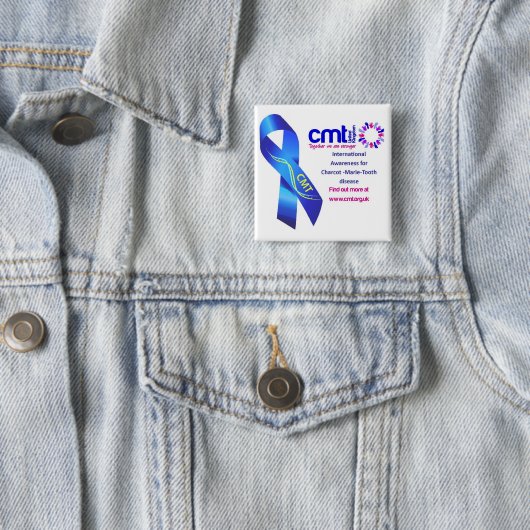 Bewusstseins-Monats-Band-Abzeichen Button (Beispiel)