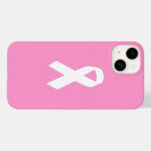 Bewusstseinsband auf Rosa Case-Mate iPhone Hülle (Rückseite (Horizontal))