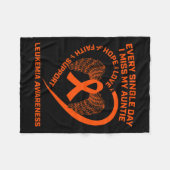 Bewusstseinsbildung bei der Leukämie des Herzkranz Fleecedecke (Vorderseite (Horizontal))