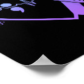 Bewusstseinsbildung bei Suiziden Monat Aquamarin u Poster (Ecke)