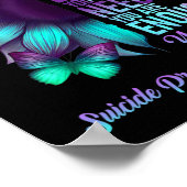 Bewusstseinsbildung bei Suizidprävention Positives Poster (Ecke)