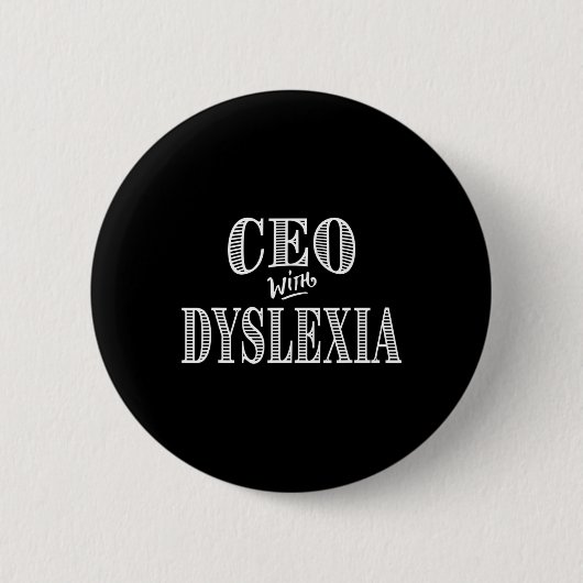 Bewusstseinsbildung Ceo Dyslexia Geführte Liebe de Button (Vorderseite)