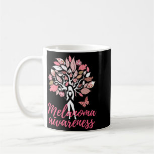 Bewusstseinsbildung für Hautkrebs bei Männern durc Kaffeetasse