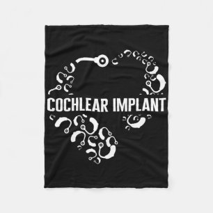 Bewusstseinsbildung Für Hörverlust Liebe Cochlea-I Fleecedecke