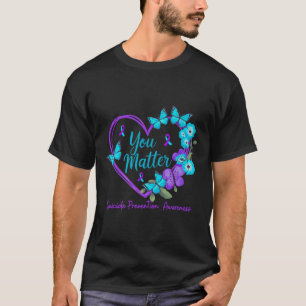 Bewusstseinsbildung für Suizidprävention Türkis Li T-Shirt