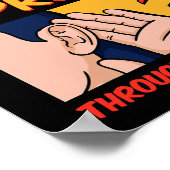 Bewusstseinsbildung Lipreading Hearing Loss Asl Poster (Ecke)