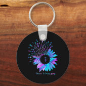 Bewusstseinsbildung zur Suizidprävention Behalte Schlüsselanhänger (Vorderseite)