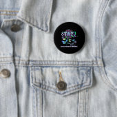 Bewusstseinsbildung zur Suizidprävention Bleibe Ih Button (Beispiel)