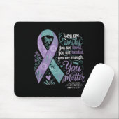 Bewusstseinsbildung zur Suizidprävention Positive Mousepad (Mit Mouse)