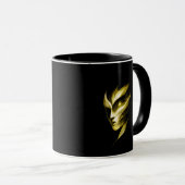 Bewusstseinsebenen – Abstrakte kosmische Energie Tasse (VorderseiteRechts)