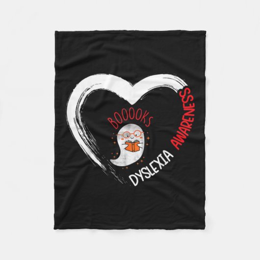 Bewusstseinserwartung Herztragen Niedliches Geiste Fleecedecke (Vorderseite)