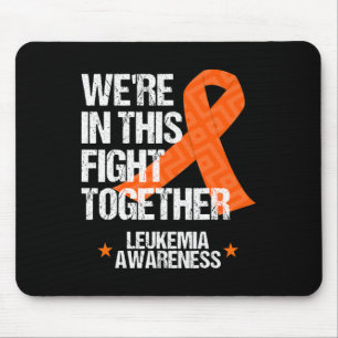 Bewusstseinsfamilie kämpft Orange Band Geschenk Mousepad