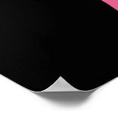 Bewusstseinsfragen Grunge Herz - Brustkrebs Poster (Ecke)