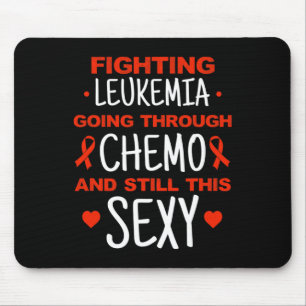 Bewusstseinskrebs Krieger kämpfen Leukämie Survivo Mousepad