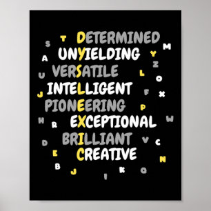 Bewusstseinsmonat mit Bedeutung  Poster