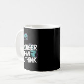 Bewusstseinsmonat September Psychisches Bewusstsei Kaffeetasse (Vorderseite Links)