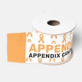 Bewusstseinsmusterband für Appendixkrebs Ripsband (Spule)