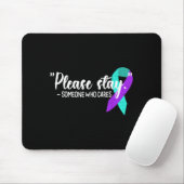 Bewusstseinspräventionsunterstützung Überlebender  Mousepad (Mit Mouse)