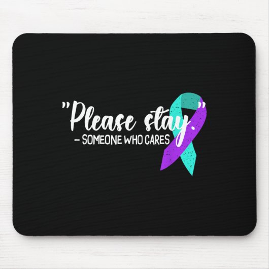Bewusstseinspräventionsunterstützung Überlebender  Mousepad (Vorne)