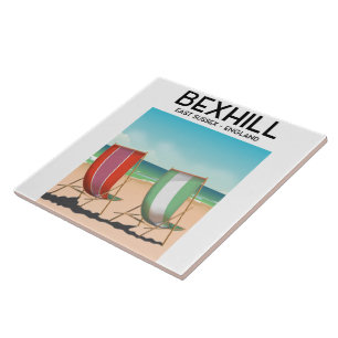 Bexhill East Sussex England Reiseplakat Fliese