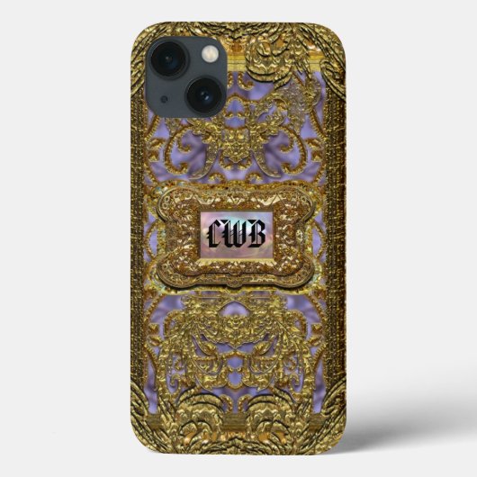 Bexley viktorianisches Schutzmonogramm Case-Mate iPhone Hülle (Rückseite)