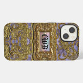 Bexley viktorianisches Schutzmonogramm iPhone Hülle (Rückseite (Horizontal))