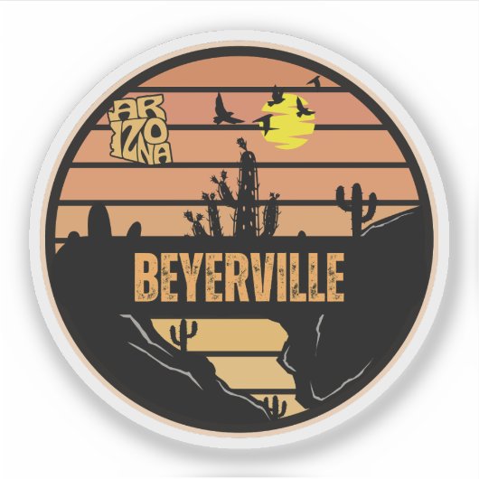 Beyerville, Arizona Aufkleber (Vorderseite)