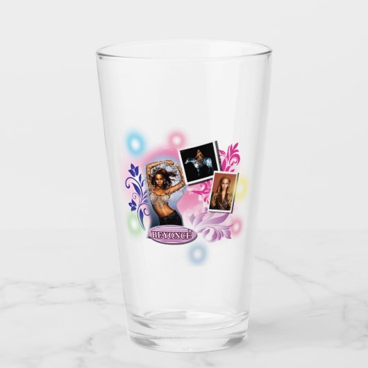 Beyoncé-Trinkgeschirr Glas (Vorderseite)
