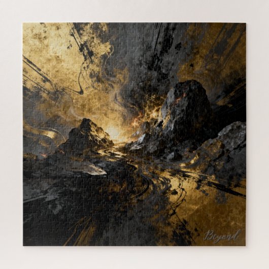 Beyond -  AI Fantasy Digital Art Print Puzzle (Vertikal)