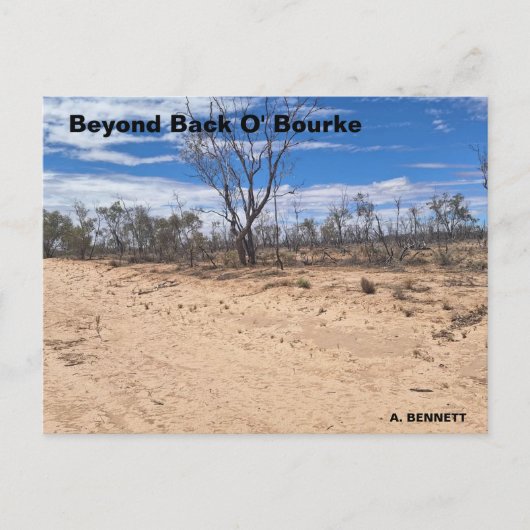 Beyond Back O'Bourke Postkarte (Vorderseite)