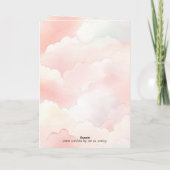 Beyond Compare Poem (written by me) Karte (Rückseite)