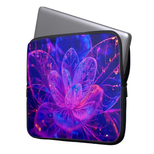 Beyond Frosted Glass Bloom 15' Laptopschutzhülle (Vorderseite Links)