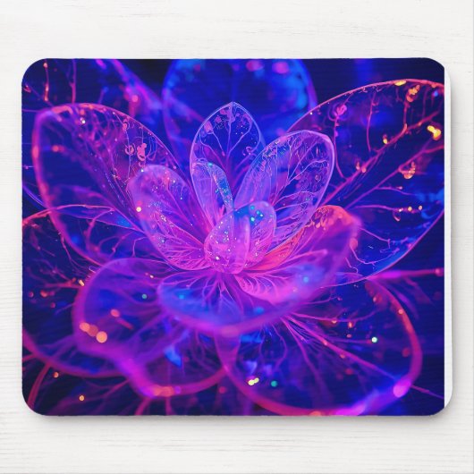 Beyond Frosted Glass Bloom Mousepad (Vorne)