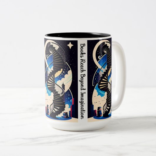 Beyond Imaging Zitat Zweifarbige Tasse (VorderseiteRechts)