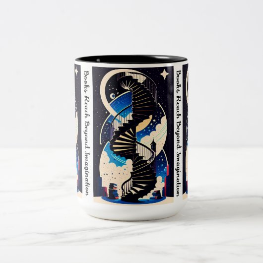 Beyond Imaging Zitat Zweifarbige Tasse (Mittel)