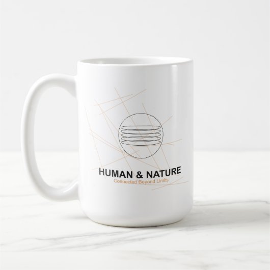 Beyond Limits – Human, Urban & Nature Connected Kaffeetasse (Links)