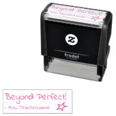 "Beyond Perfect!" + Benutzerdefinierter Tutor-Name Permastempel (Beispiel)